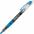 Sharpie Accent Highlighter - Liquid Pen - Micro Chisel Marker Point - Fluorescent Blue Ink - Pigment-based - 12 / Dozen