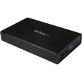 StarTech.com Drive Enclosure - USB 3.0 Host Interface External - Black - 1 x Total Bay - 1 x 3.5" Bay - Plastic