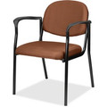 Eurotech Dakota 8011 Guest Chair - Nutmeg Seat Color - Fabric Seat Material - Nutmeg Back Color - Fabric Back Material - Steel Frame Material - Four-legged Base - Canyon Nutmeg - 1 Each