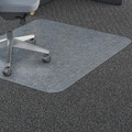 Lorell Big & Tall Chairmat - Carpeted Floor - 45" Width x 53" Depth - Rectangular - Polycarbonate - Clear - 1 Each