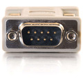 C2G Null Modem Adapter - 1 x 9-pin DB-9 RS-232 Serial Male - 1 x 9-pin DB-9 RS-232 Serial Female - Beige - 1 Each