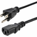 StarTech.com 6ft Computer Power Cord NEMA5-15P to C13 - For PC, Printer, Monitor, Scanner - 125 V AC / 10 A - Black - 6 ft Cord Length - NEMA 5-15P / IEC 60320 C13 - 1 Each