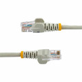 StarTech.com 10ft Gray Snagless Cat5e UTP Patch Cable - 10 ft Category 5e Network Cable - First End: 1 x RJ-45 Network - Male - Second End: 1 x RJ-45 Network - Male - Patch Cable - Gray - 1 Each