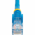 StarTech.com 50 ft Blue Snagless Cat5 UTP Patch Cable - 50 ft Category 5e Network Cable - First End: 1 x RJ-45 - Male - Second End: 1 x RJ-45 - Male - Patch Cable - Blue - 1 Each