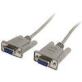 StarTech.com 6 ft Straight Through Serial Cable - DB9 F/F - 6 ft Serial Network Cable for Modem - First End: 1 x 9-pin DB-9 Serial - Female - Second End: 1 x 9-pin DB-9 Serial - Female - Gray - 1 Each