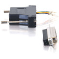 C2G DB-25 Modular Adapters - 1 x 25-pin DB-25 Male - 1 x RJ-45 Female - Black - 1 Each
