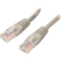 StarTech.com Molded Cat5e UTP Patch Cable - 50 ft Category 5e Network Cable - First End: 1 x RJ-45 - Male - Second End: 1 x RJ-45 - Male - Patch Cable - Gray - 1 Each