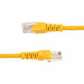 StarTech.com 6 ft Yellow Molded Cat5e UTP Patch Cable - 6 ft Category 5e Network Cable - First End: 1 x RJ-45 - Male - Second End: 1 x RJ-45 - Male - Patch Cable - Yellow - 1 Each