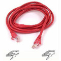Belkin Category 5e Crossover Patch Cable - 6 ft Category 5e Network Cable - First End: 1 x RJ-45 - Male - Second End: 1 x RJ-45 - Male - Patch Cable - Red - 1 Each