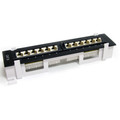 StarTech.com 12 Port 1U Wall Mount Cat 6 110 Patch Panel - 45 Degree - 12 x RJ-45 - 12 Port(s) - 12 x RJ-45 - 1U High - Wall Mountable