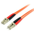 StarTech.com Fiber Optic Duplex Patch Network Cable - 22.97 ft Fiber Optic Network Cable for Network Device - First End: 2 x LC Network - Male - Second End: 2 x LC Network - Male - 10 Gbit/s - Patch Cable - LSZH - 62.5/125 &micro;m - Orange - 1 Each