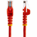 StarTech.com CAT.5E UTP Patch Cable - 25 ft Category 5e Network Cable - First End: 1 x RJ-45 - Male - Second End: 1 x RJ-45 - Male - Patch Cable - Red - 1 Each
