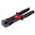 StarTech.com RJ45 RJ11 Crimp Tool with Cable Stripper - Metal - 0.71 lb - Easy-grip Handle, Portable - 1 Each - TAA Compliant