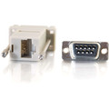 C2G RJ45/DB9M Modular Adapter - 1 x RJ-45 Serial - 1 x 9-pin DB-9 Serial Male - Gray - 1 Each