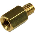 StarTech.com Jackscrew Standoffs - Jackscrew Standoff - 6 - 0.16" - Hex - Metal - 50 / Pack