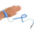 StarTech.com ESD Anti Static Wrist Strap Band with Grounding Wire - Adjustable - 0.6" Height x 0.6" Width x 70.8" Length - Blue - Elastic - 1 Each - TAA Compliant