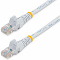 StarTech.com Cat. 5E UTP Patch Cable - 3 ft Category 5e Network Cable - First End: 1 x RJ-45 - Male - Second End: 1 x RJ-45 - Male - Patch Cable - White - 1 Each