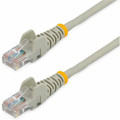 StarTech.com 7 ft Gray Snagless Cat5e UTP Patch Cable - 7 ft Category 5e Network Cable - First End: 1 x RJ-45 - Male - Second End: 1 x RJ-45 - Male - Patch Cable - Gray - 1 Each