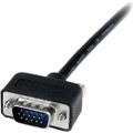 StarTech.com 15ft Thin Coax SVGA VGA Monitor Cable - 15 ft Coaxial Video Cable for Notebook, Monitor, Video Device - First End: 1 x 15-pin HD-15 - Male, DB-15 - Male - Second End: 1 x 15-pin HD-15 - Male - Extension Cable - Black - 1 Each