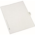Avery&reg; Index Divider - 25 x Divider(s) - Side Tab(s) - Exhibit O - 1 Tab(s)/Set - 8.5" Divider Width x 11" Divider Length - Legal - 8.50" Width x 11" Length - White Paper Divider - 20% Recycled - 1