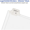 Avery&reg; Index Divider - 25 x Divider(s) - Side Tab(s) - Exhibit 9 - 1 Tab(s)/Set - 8.5" Divider Width x 11" Divider Length - Legal - 8.50" Width x 11" Length - White Paper Divider - 20% Recycled - 1