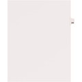 Avery&reg; Side Tab Individual Legal Dividers - 25 x Divider(s) - Side Tab(s) - 256 - 1 Tab(s)/Set - 8.5" Divider Width x 11" Divider Length - Letter - 8.50" Width x 11" Length - White Paper Divider - 20% Recycled - 25 / Pack