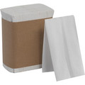Dixie Basic&reg; Tall-Fold Napkin Dispenser Refill by GP Pro - 1 Ply - 7" Width x 13.50" Length - White - 250/Bundle - 40 / Carton