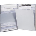 Officemate Side-Loading Form Holder - Storage for 30 Sheet - Side Opening - 8 1/2" x 12" Sheet Size - Aluminum - 1 Each