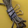 Officemate Binder Clips - Medium - 2.4" Width - 0.62" Size Capacity - for File - Corrosion Resistant, Durable - Black - 12 / Box