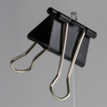 Officemate Binder Clips - Medium - 2.4" Width - 0.62" Size Capacity - for File - Corrosion Resistant, Durable - Black - 12 / Box