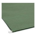 100% Recycled Hanging Pockets With Full-height Gusset, Letter Size, Standard Green, 10/box