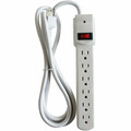Compucessory 6-Outlet Strip Office Surge Protector - 6 x AC Power - 1080 J - 125 V AC Input - 125 V AC Output - 6 ft