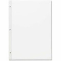 Sparco Unruled Filler Paper - 100 Sheets - Plain - Unruled Margin - 20 lb Basis Weight - Letter - 8 1/2" x 11" Sheet Size - White Paper - Subject, Reinforced Edges - Recycled - 100 / Pack