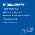 Genuine Joe Clear Trash Can Liners - Small Size - 16 gal Capacity - 33" Length x 24" Width x 0.60 mil (15 Micron) Thickness - Low Density - Clear - 500/Box - 1 / Carton