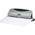 Swingline EasyView Desktop Punch - 3 Punch Head(s) - 12 Sheet - 9/32" Punch Size - Black, Silver