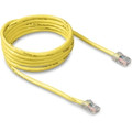 Belkin RJ45 Category 5e Patch Cable - 10 ft Category 5e Network Cable - First End: 1 x RJ-45 - Male - Second End: 1 x RJ-45 - Male - Patch Cable - Yellow - 1 Each