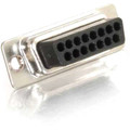 C2G RJ45/DB15F Modular Adapter - 1 x 15-pin DB-15 Female - 1 x RJ-45 - Gray - 1 Each