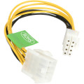 StarTech.com EPS 8 Pin Power Extension Cable - 8" Cord Length - 1 Each