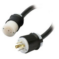 APC by Schneider Electric 5-Wire Power Extension Cable - 240 V AC - Black - 8 ft Cord Length - 1 Each