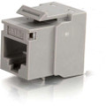 C2G Cat. 5e RJ45 Keystone Jack - 1 Each - 8-pin RJ-45 Network - Gray