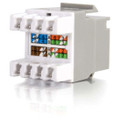 C2G Cat. 5e RJ45 Keystone Jack - 1 Each - 8-pin RJ-45 Network - Gray
