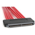 StarTech.com 50cm SAS Cable - SFF-8484 to 4x SATA - 1.64 ft SAS/SATA Data Transfer Cable for SAS Controller - First End: 1 x 32-pin SFF-8484 SAS - Second End: 4 x 7-pin SATA - 26 AWG - Red - 1 Each