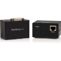 StarTech.com DVI Video Extender over Cat 5 UTP - 1 Input Device - 1 Output Device - 147.64 ft Range - 2 x Network (RJ-45) - 1 x DVI In - 1 x DVI Out - UXGA - 1600 x 1200 - Twisted Pair - Category 5 - Digital Signage System - TAA Compliant