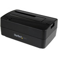 StarTech.com Drive Dock SATA/600 - USB 3.1 Type B, eSATA Host Interface - UASP Support External - Black - Hot Swappable Bays - 1 x Total Bay - 1 x 2.5"/3.5" Bay - Plastic