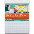 Pacon Heavy Duty Anchor Chart Paper - 25 Sheets - Grid Ruled Front Ruling - 1" Ruled - 1 Horizontal Squares - 1 Vertical Squares - 27" x 34" Sheet Size - White Paper - 4 / Carton