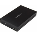 StarTech.com Drive Enclosure SATA/600 - USB 3.1 Micro-B Host Interface - UASP Support External - Black - 1 x HDD Supported - 1 x SSD Supported - 1 x Total Bay - 1 x 2.5" Bay - Aluminum