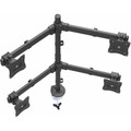 StarTech.com Mounting Arm for Monitor, LCD Display, LED Display - Black - Height Adjustable - 4 Display(s) Supported - 13" to 27" Screen Support - 70.40 lb Load Capacity - 75 x 75, 100 x 100 - Steel - 1 Each