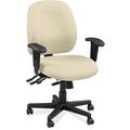 Eurotech Executive Chair - Dillon Buff - Vinyl, Fabric - 1 Each