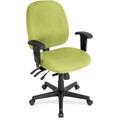 Eurotech 4x4sl with Seat Slider - Apple Green Seat Color - Vinyl Seat Material - Apple Green Back Color - Vinyl Back Material - 5-star Base - Dillon Apple Green - Armrest - 1 Each