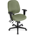Eurotech 4x4sl with Seat Slider - Mint Chocolate Seat Color - Mint Chocolate Back Color - 5-star Base - Armrest - 1 Each